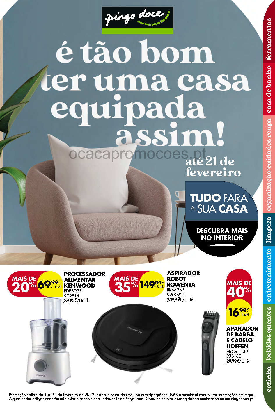 folheto pingo doce bazar casa 1 fevereiro 21 fevereiro Page1