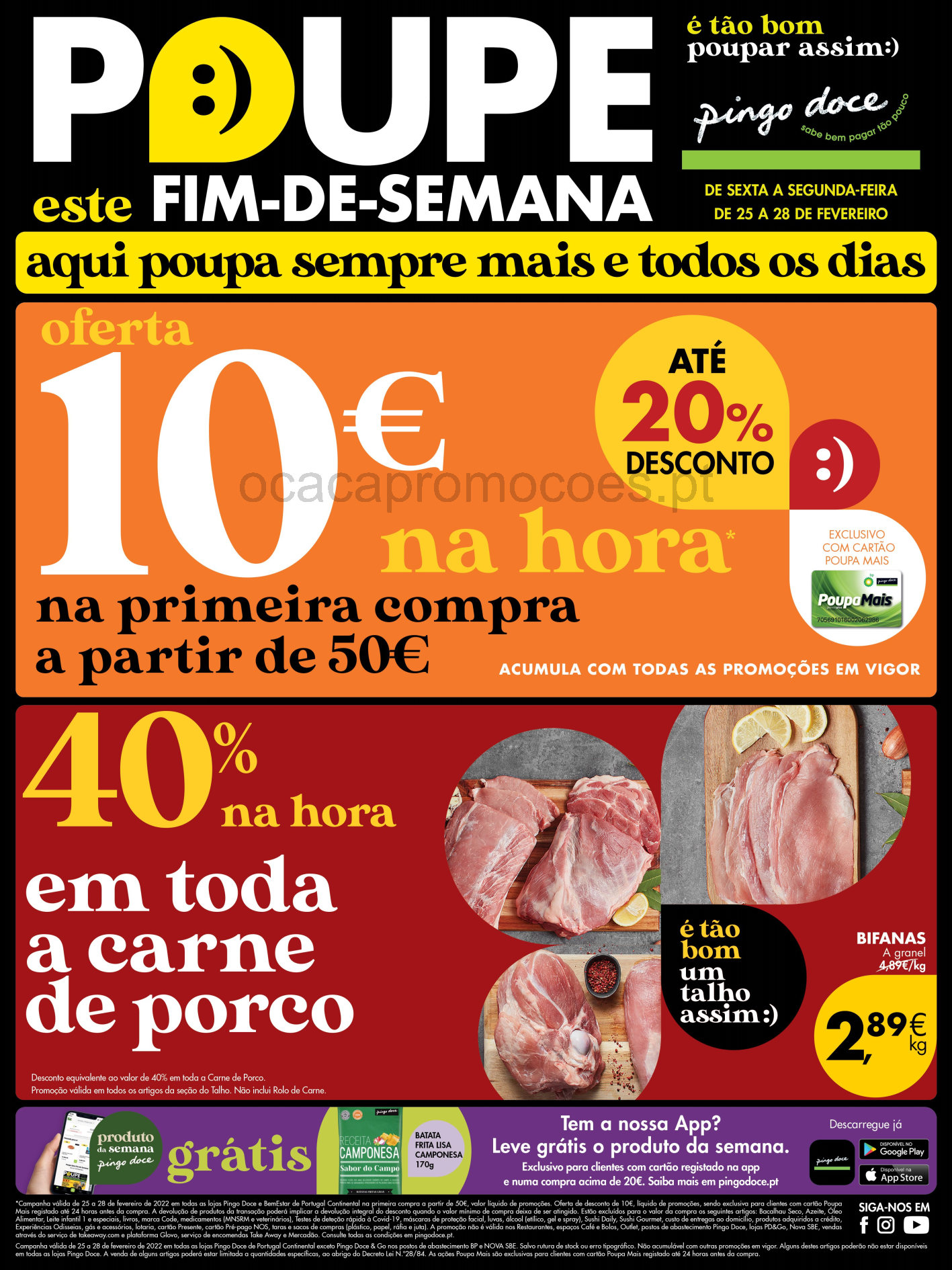 folheto pingo doce fim de semana 25 fevereiro 28 fevereiro promocoes Page1