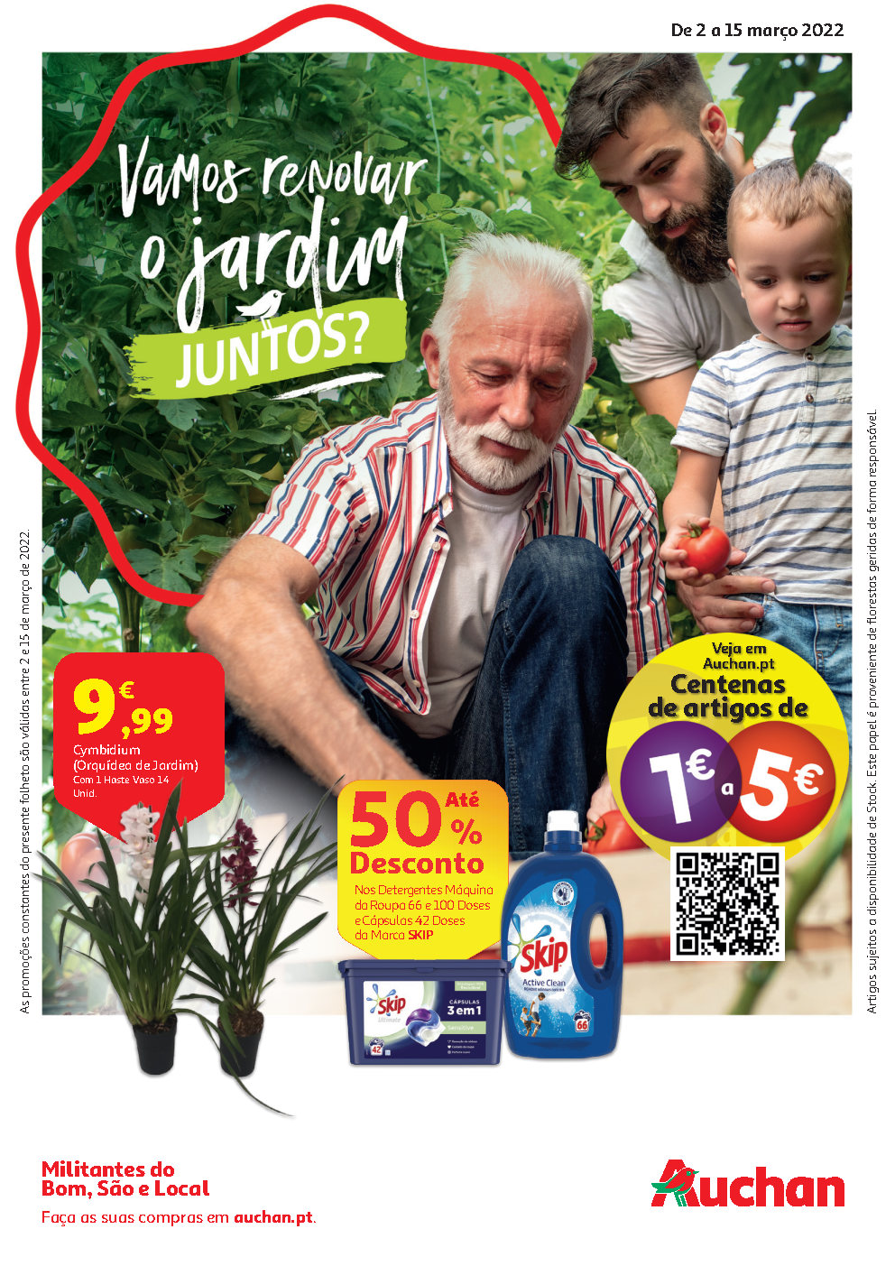 folheto auchan 2 marco 15 marco Page1