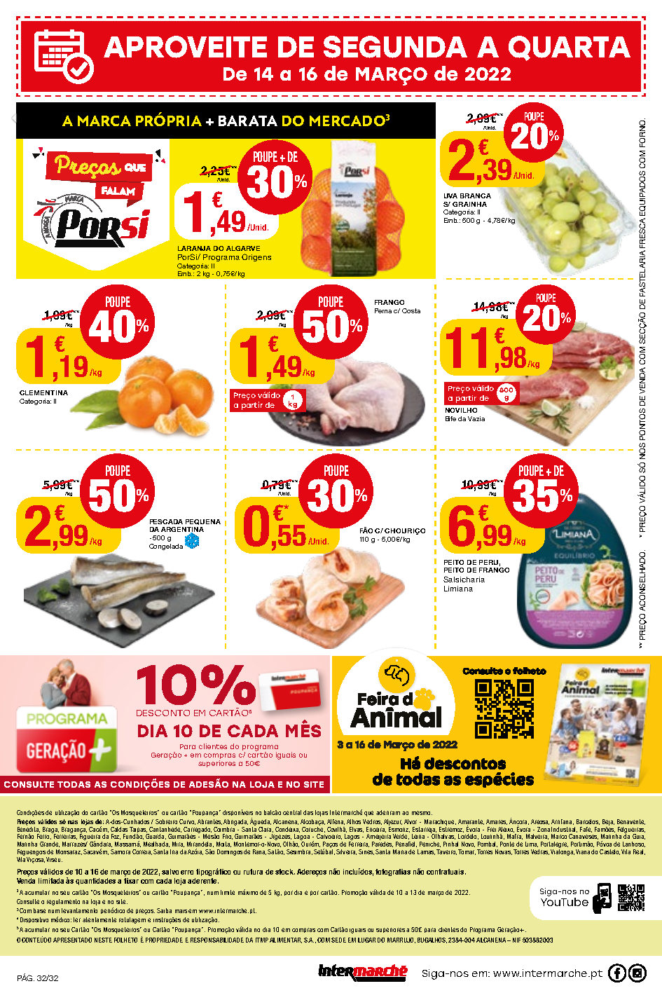 folheto intermarche 10 marco 16 marco Page32