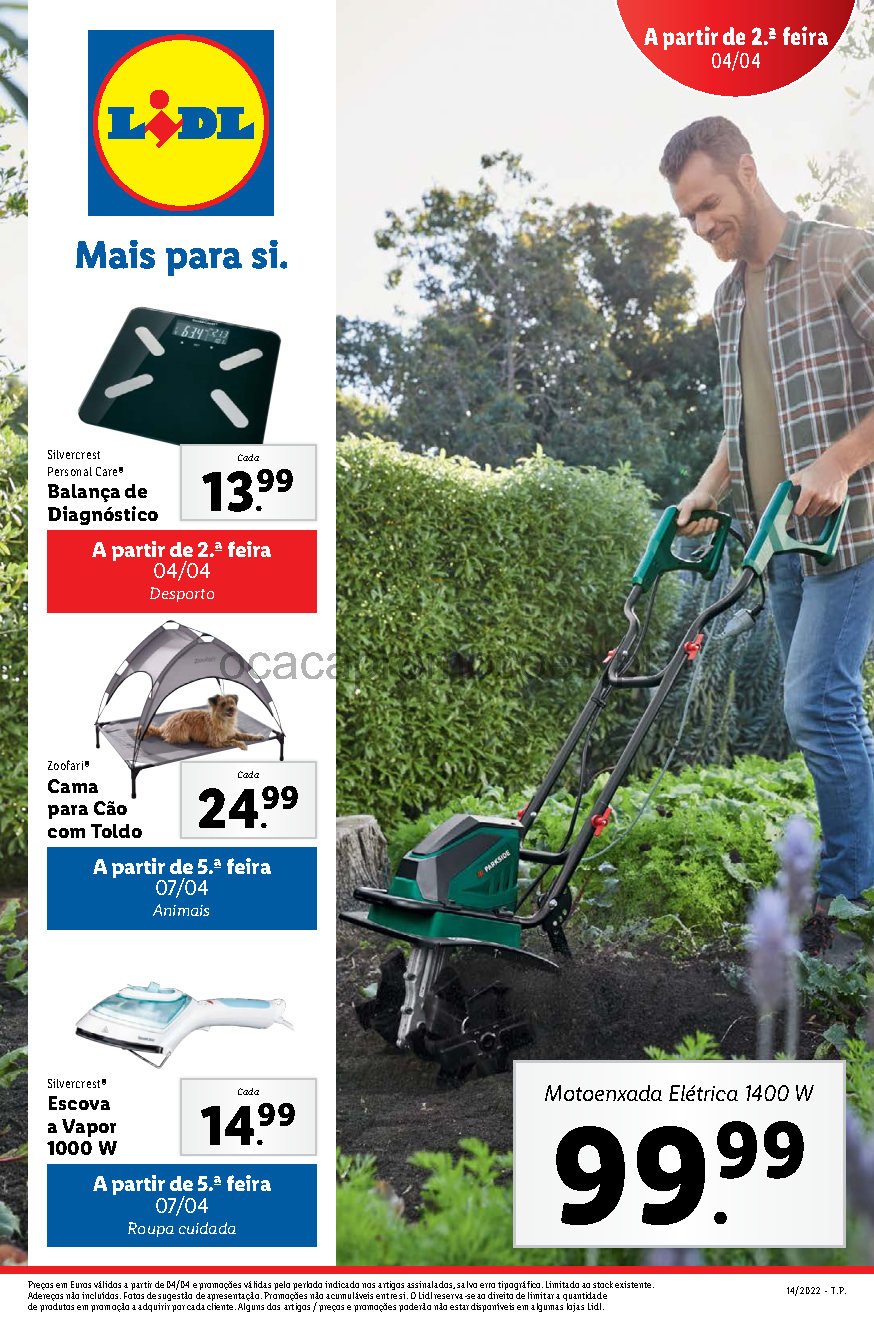 folheto lidl bazar 4 abril 10 abril promocoes Page1