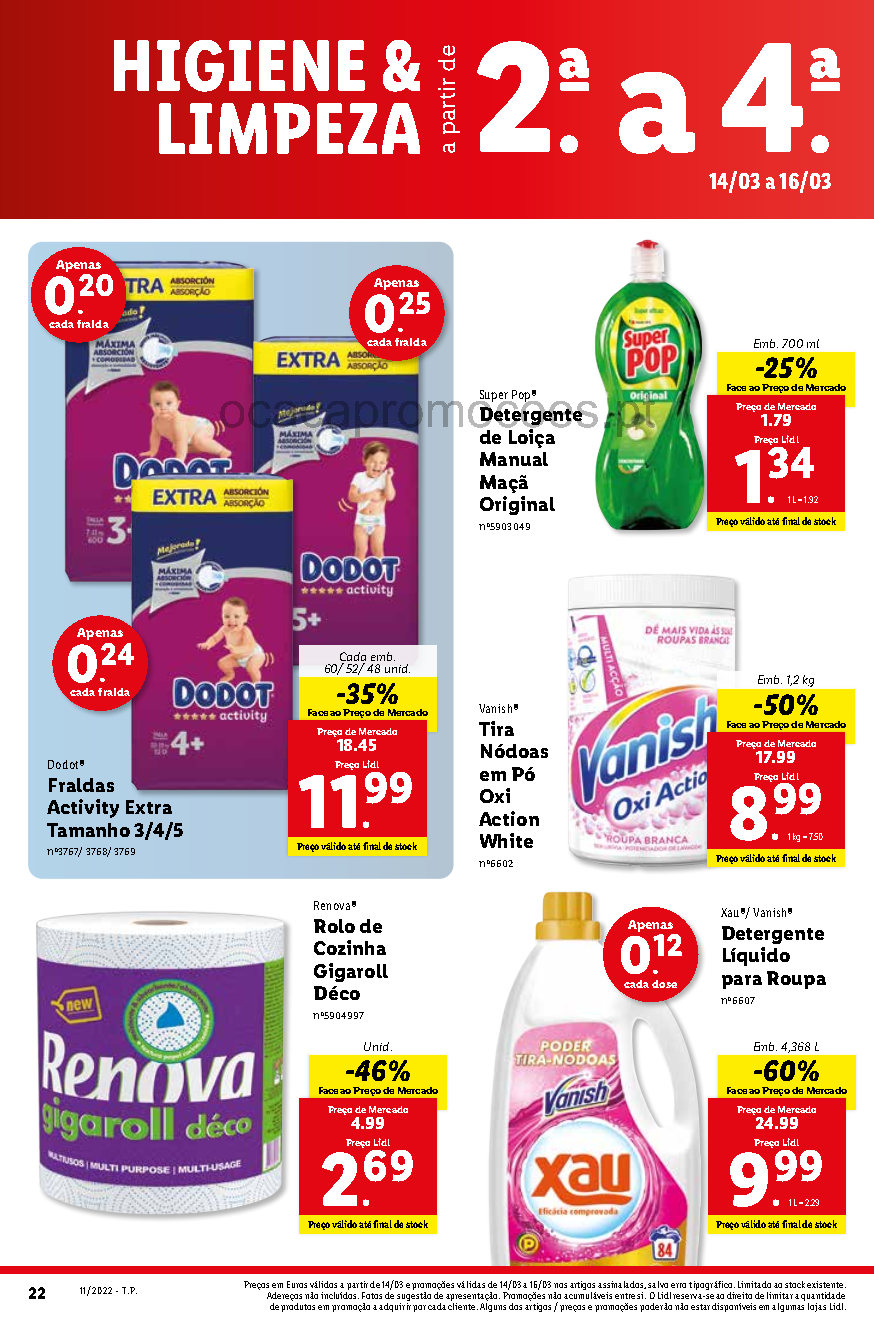 folheto lidl de 14 marco 20 marco promocoes Page22