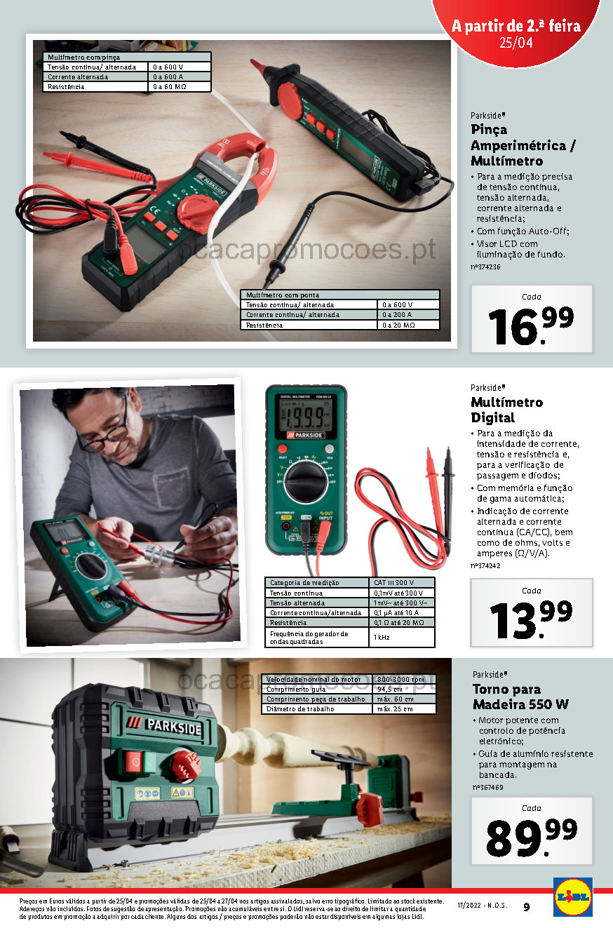 ferramentas folheto lidl promocoes 25 abril 1 maio Page9 1