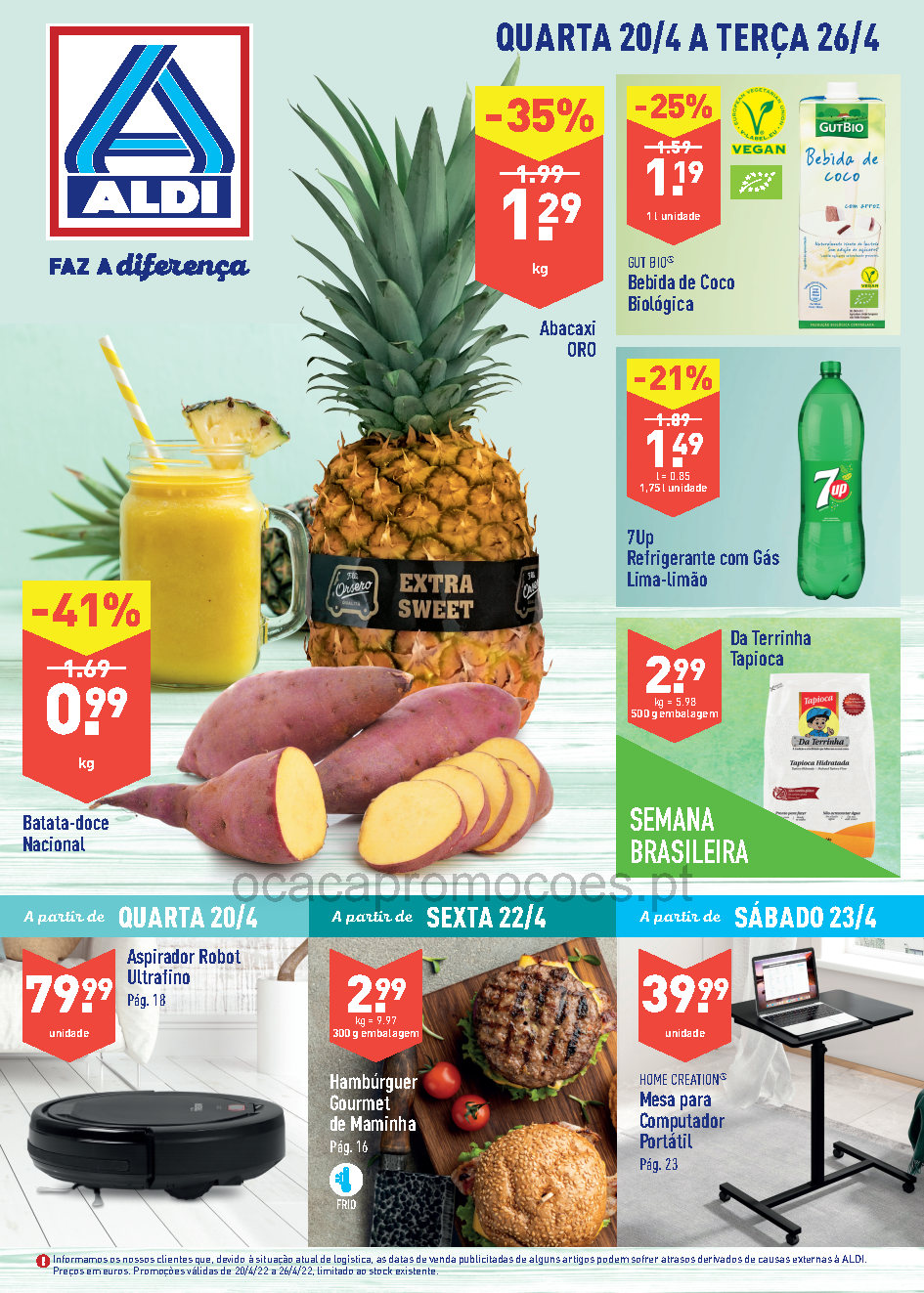 folheto aldi 20 abril 26 abril promocoes Page1