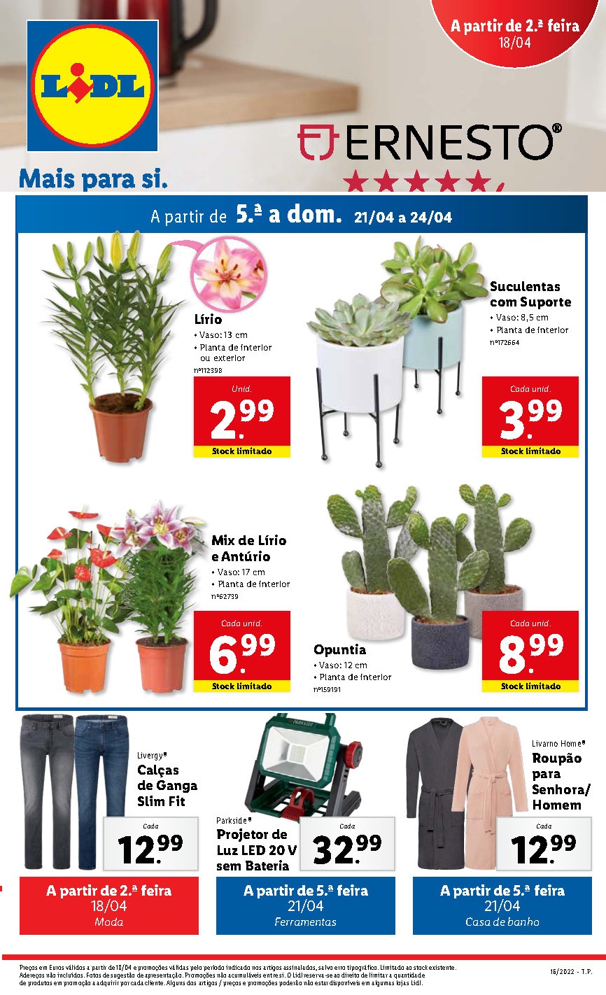 folheto lidl bazar 18 abril 24 abril promocoes Page1 2