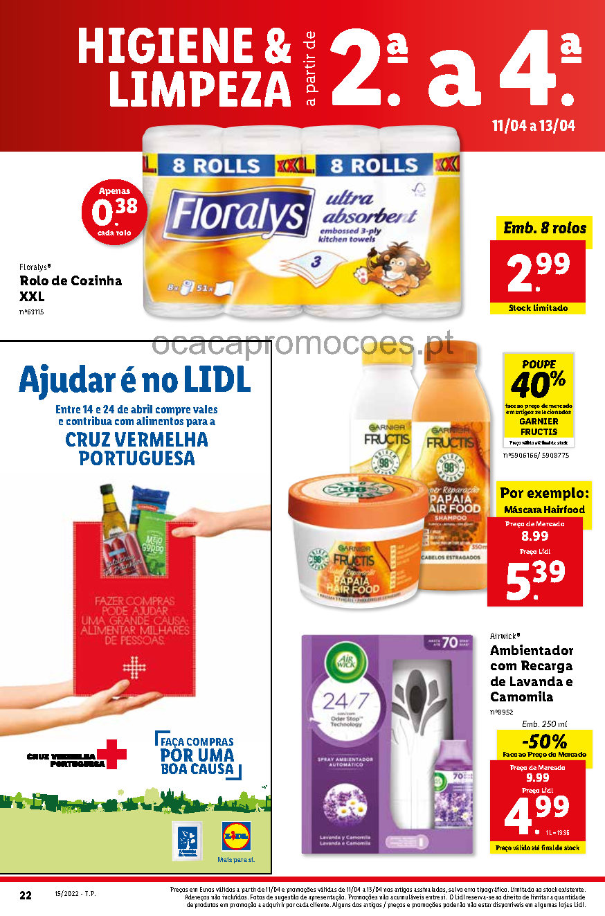 folheto lidl promocoes 11 abril 17 abril bazar Page40