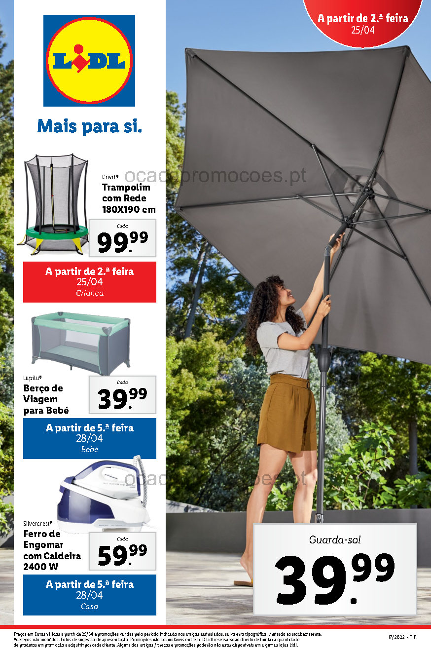 folheto lidl promocoes 25 abril 1 maio Page1