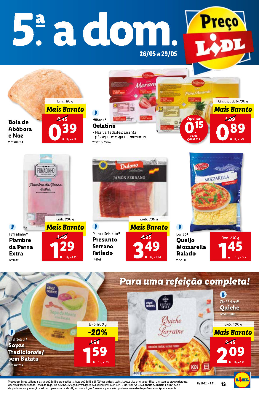 a antevisao folheto lidl 23 maio 29 maio promocoes Page21 13