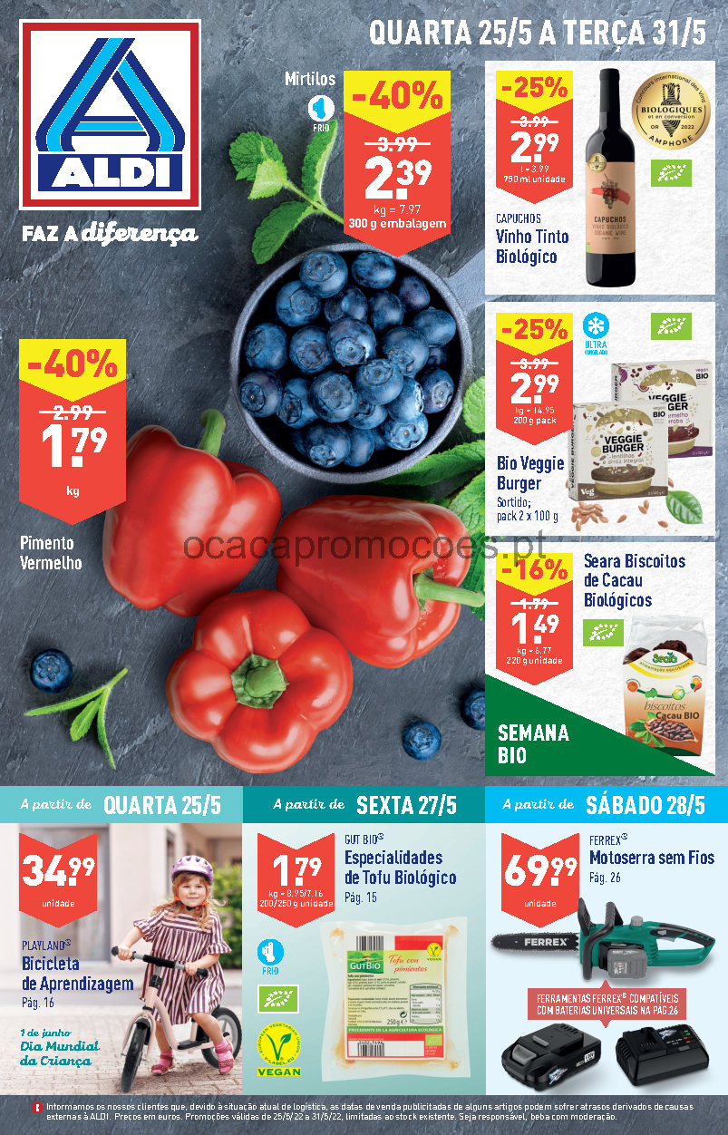 aldi 25 maio 31 maio promocoes folheto Page1