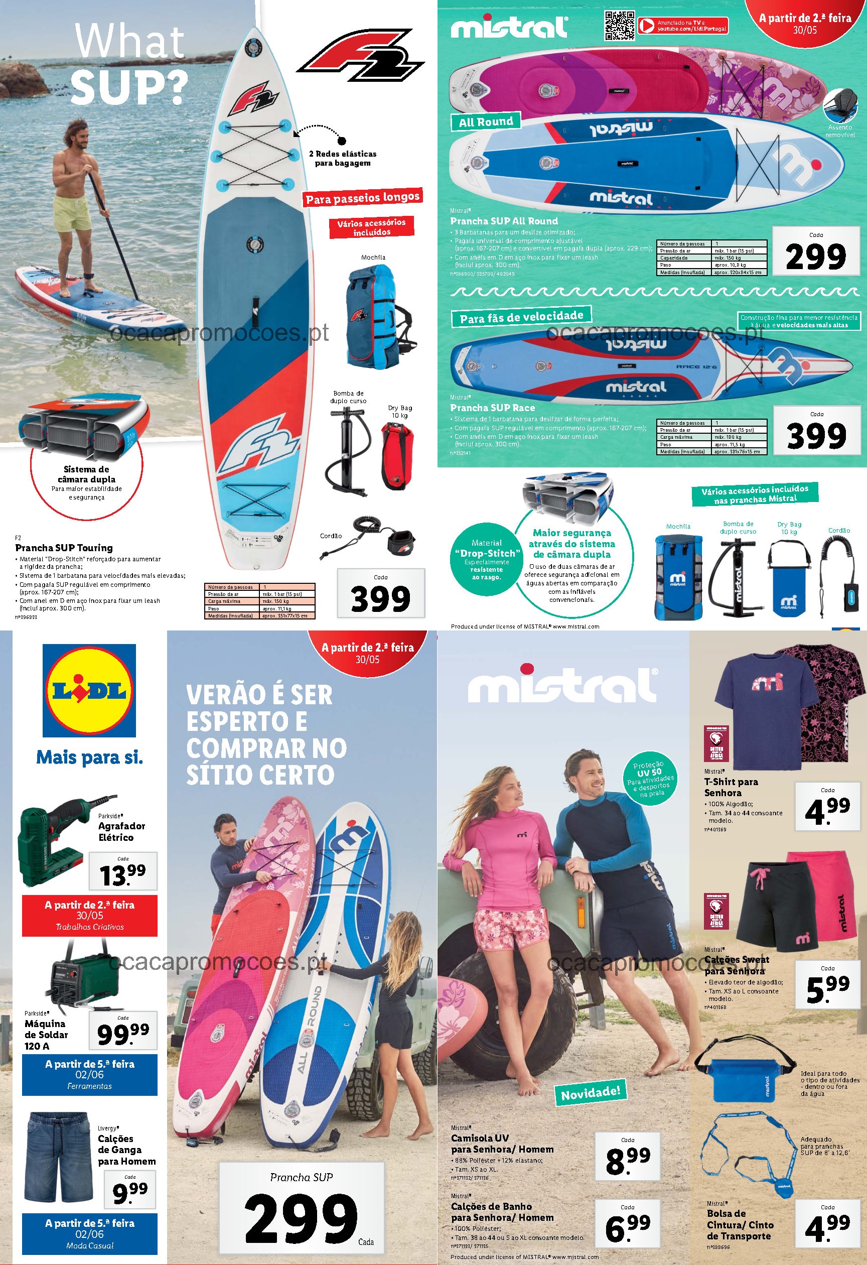 Antevisão LIDL BAZAR PRANCHAS Promoções 30 maio a 1 junho O Caça