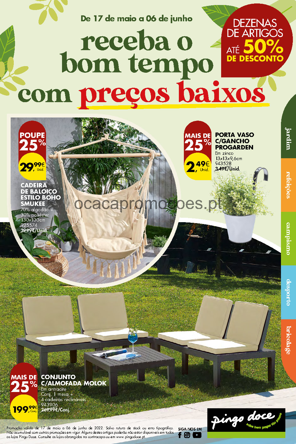 folheto pingo doce ar livre 17 maio 6 junho promocoes Page1