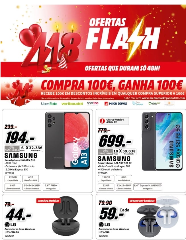 Antevisão Folheto MEDIA MARKT Black Friday promoções de 22 a 24