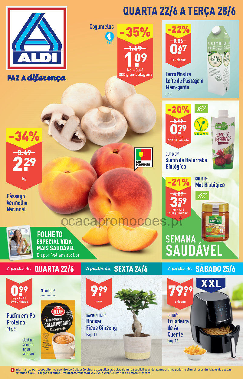 folheto aldi 22 junho 26 junho promocoes Page1