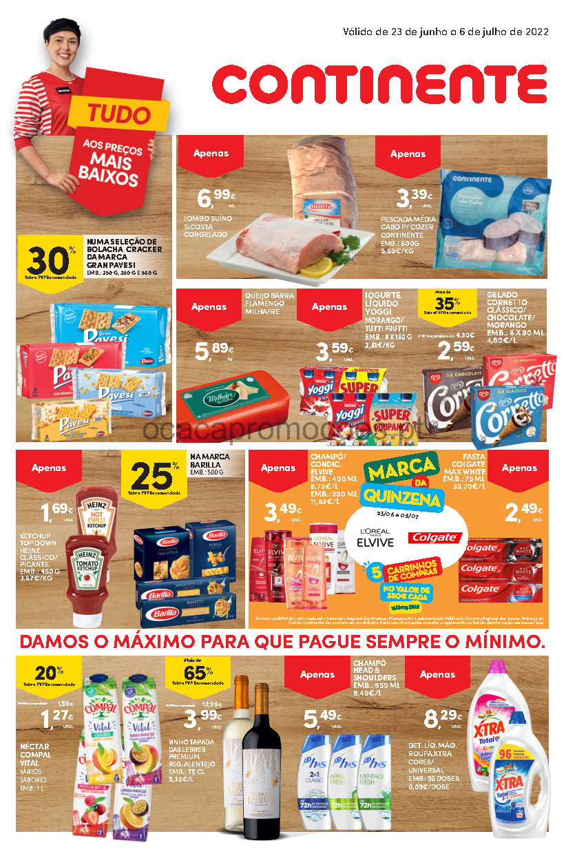 folheto continente 23 junho 6 julho promocoes Page1