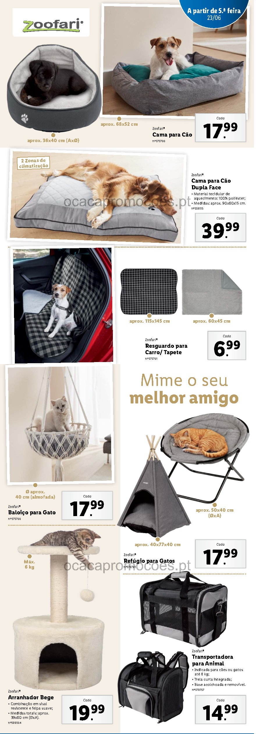 LIDL Destaques Antevis o BAZAR PETS Promo es 23 junho a 26 junho