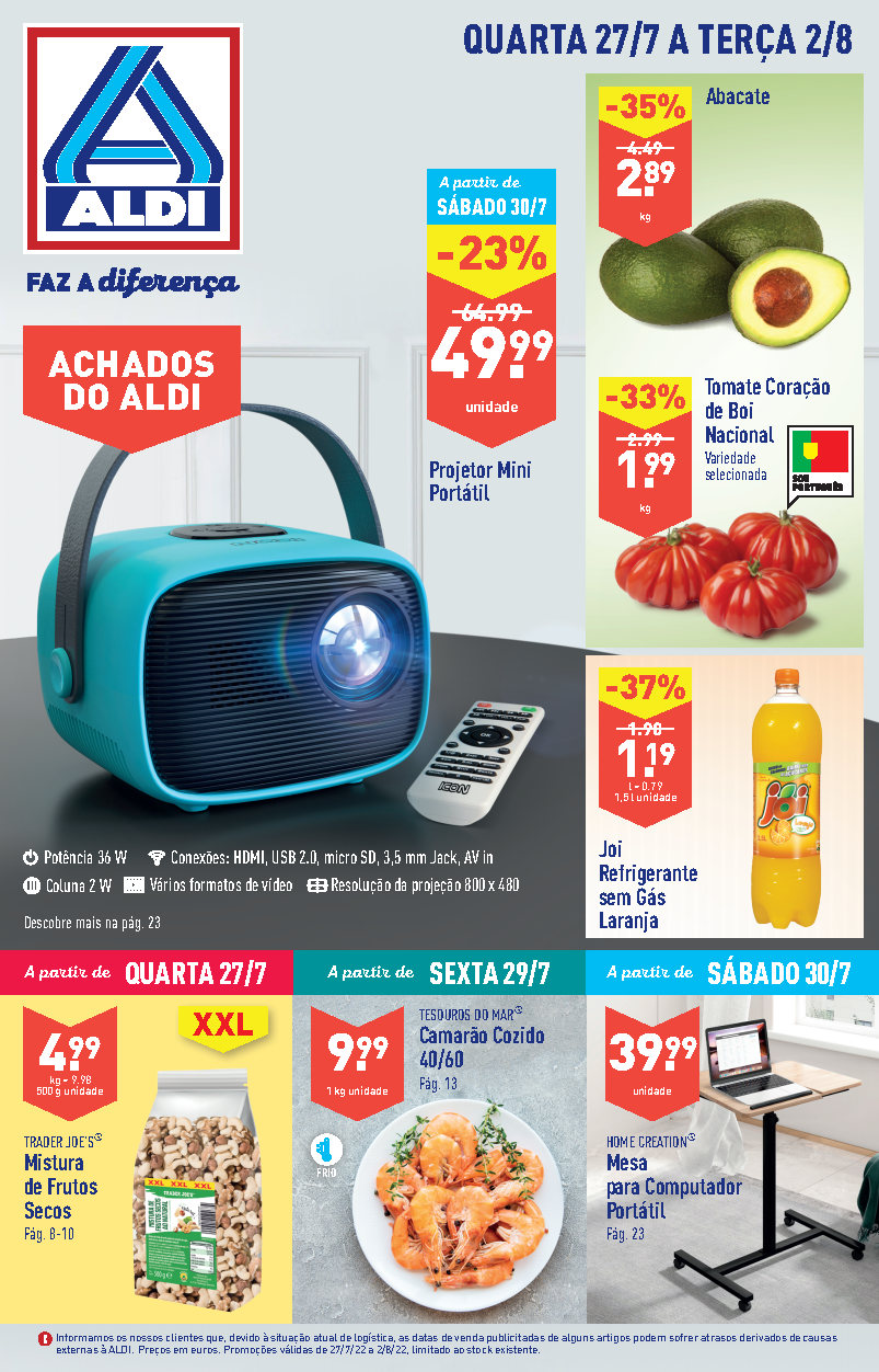 aldi folheto 27 julho 2 agosto promocoes Page1