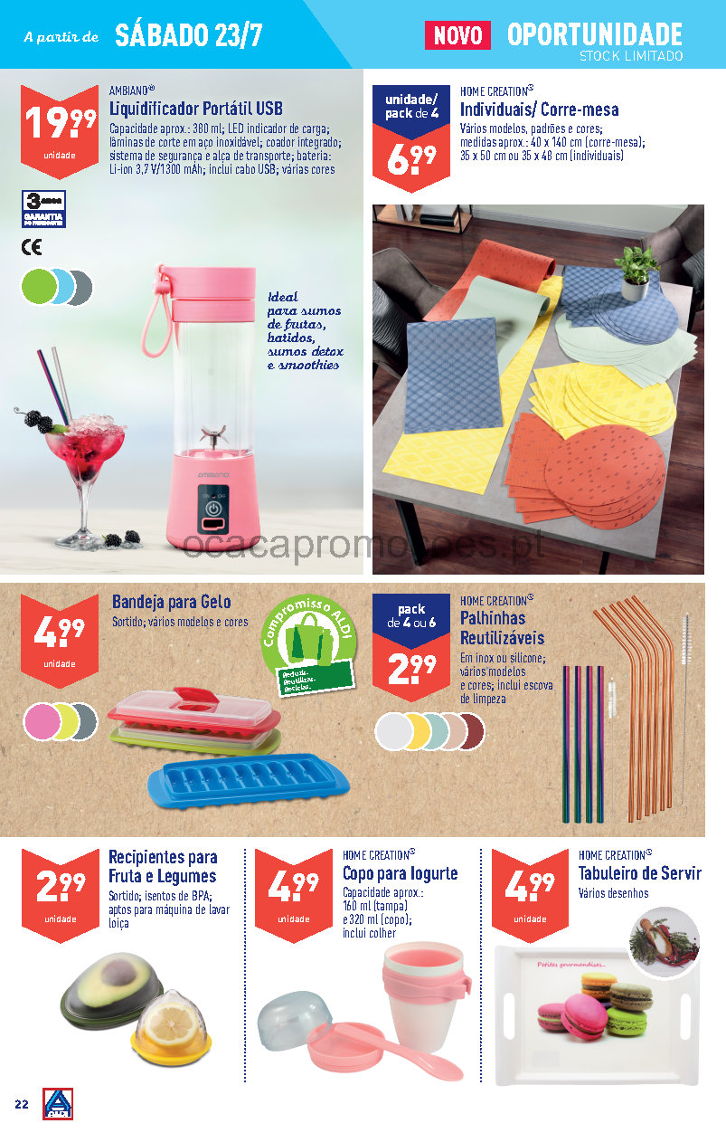 folheto aldi 20 julho 26 julho promocoes Page22