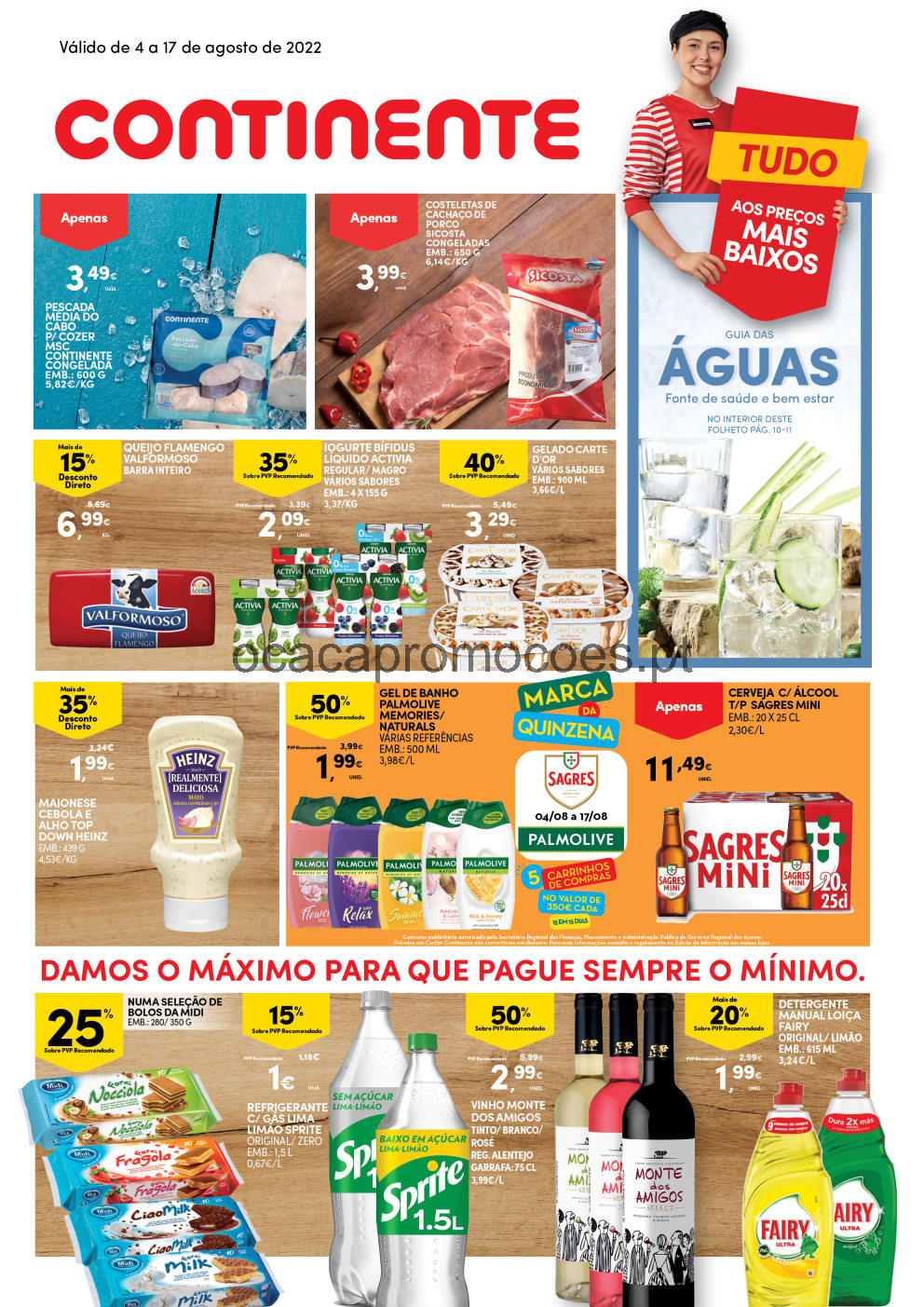 folheto continente acores 4 agosto 17 agosto promocoes Page1