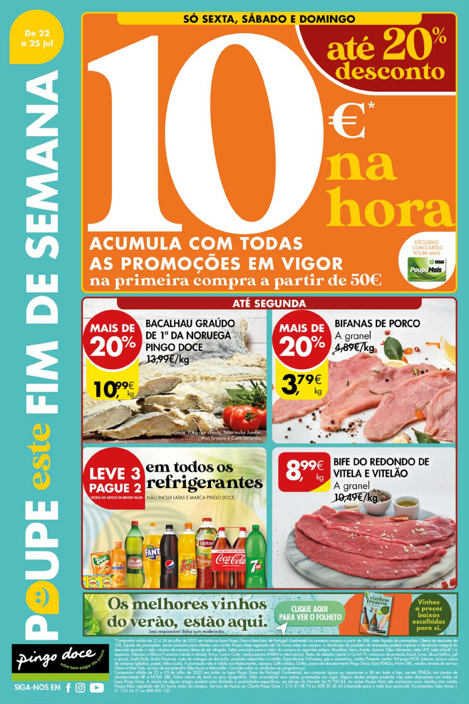 folheto pingo doce 22 julho 25 julho promocoes Page1