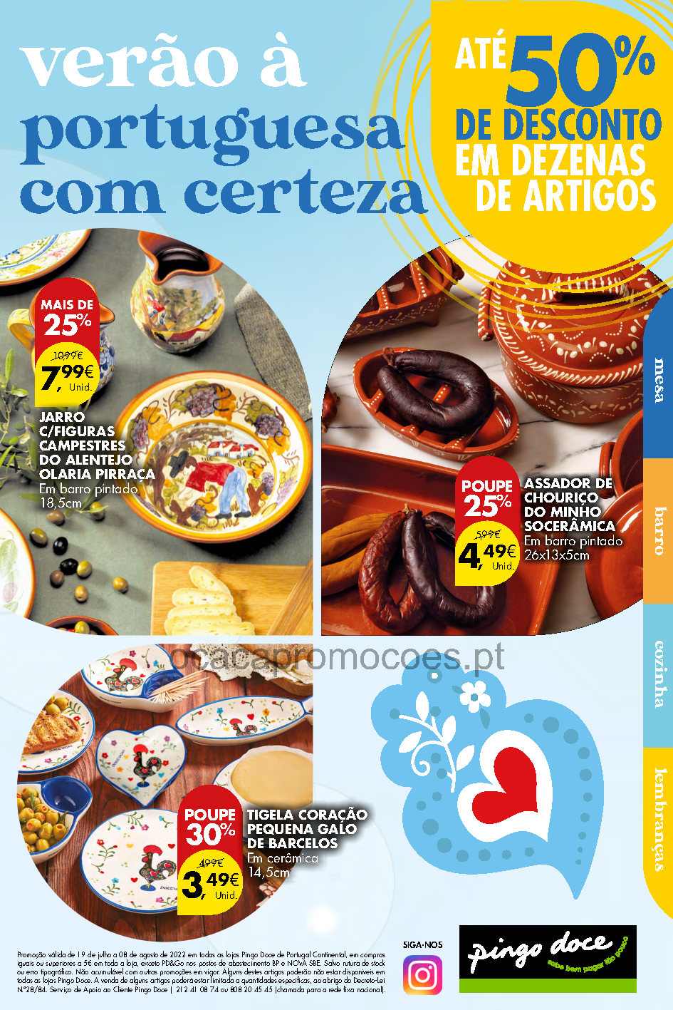 folheto pingo doce bazar 19 julho 8 agosto promocoes Page1