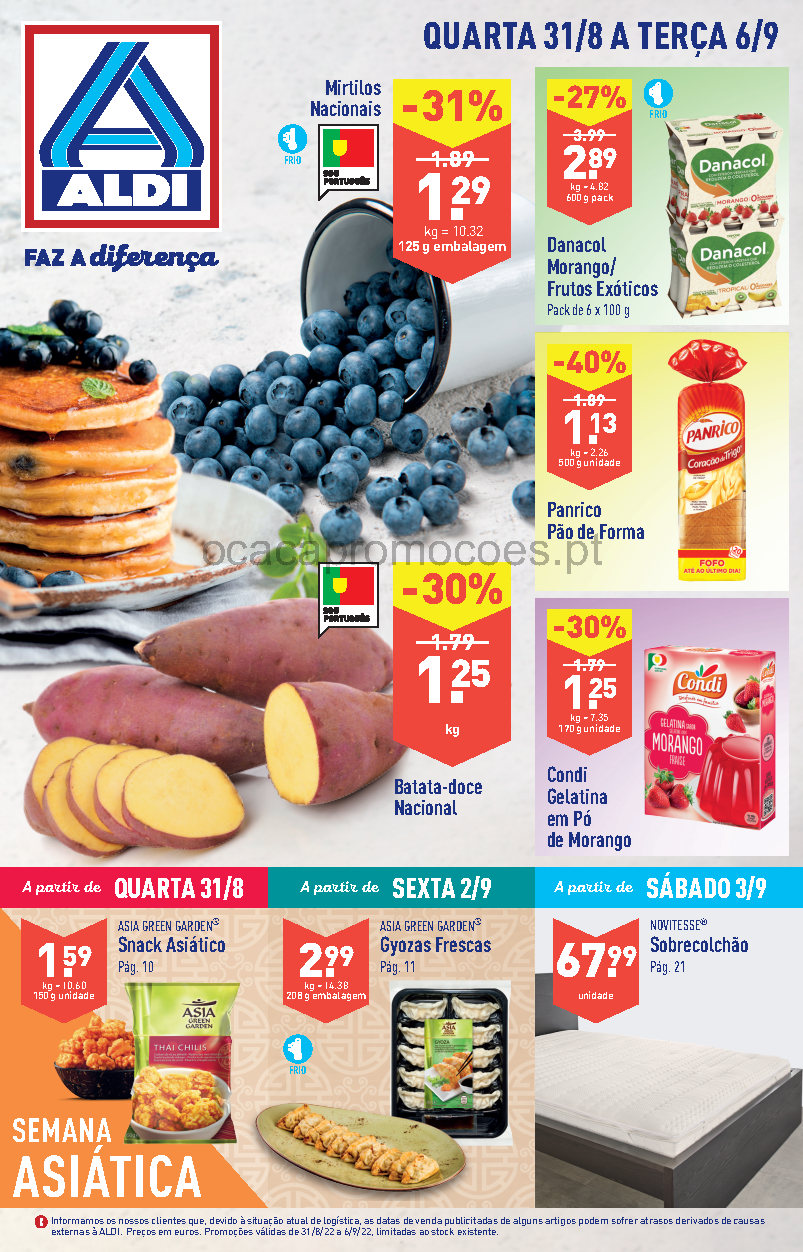 Folheto aldi 31 agosto 6 setembro promocoes Page1