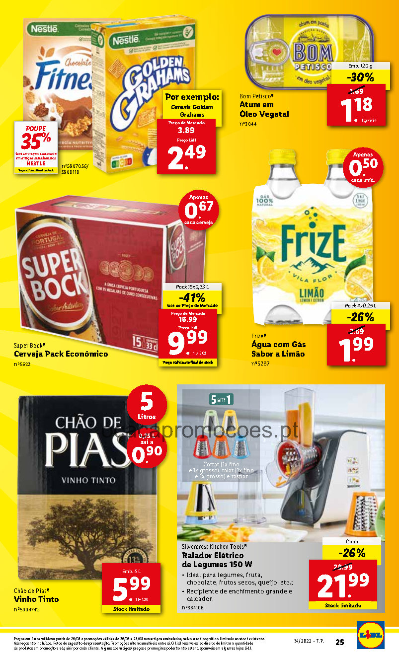 antevisao folheto lidl 22 agosto 28 agosto promocoes Page23 25