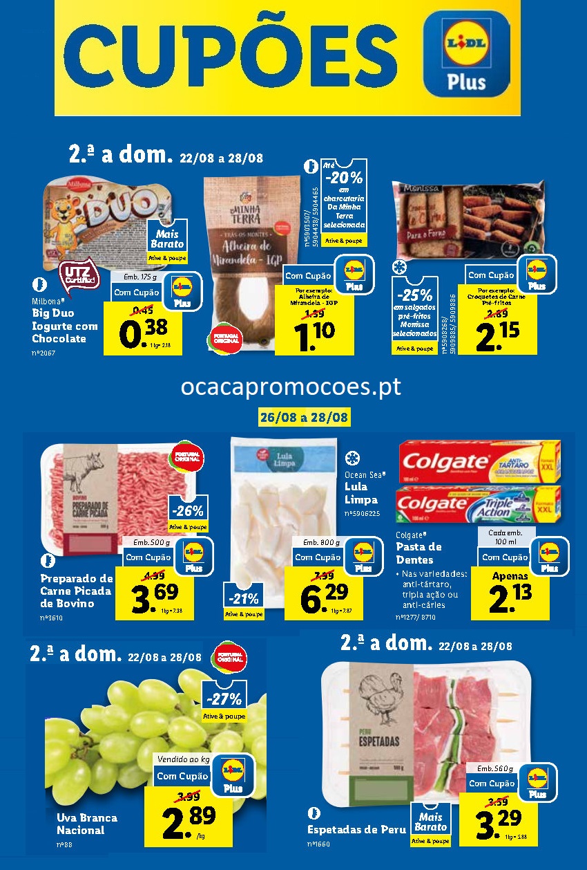 cupoes folheto lidl 22 agosto 28 agosto promocoes