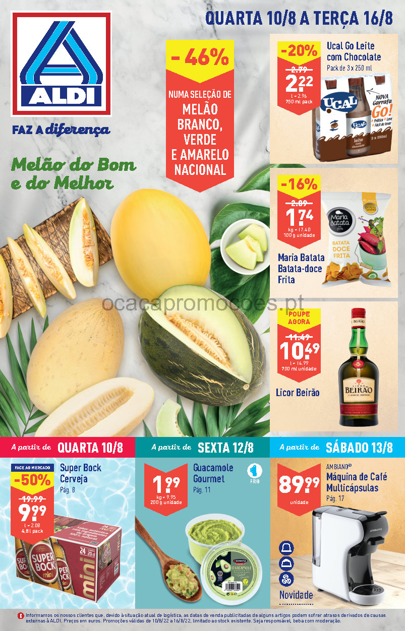 folheto aldi 10 agosto 16 agosto promocoes Page1