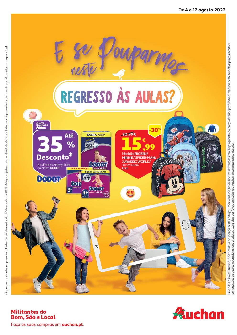 folheto auchan 4 agosto 17 agosto promocoes Page1