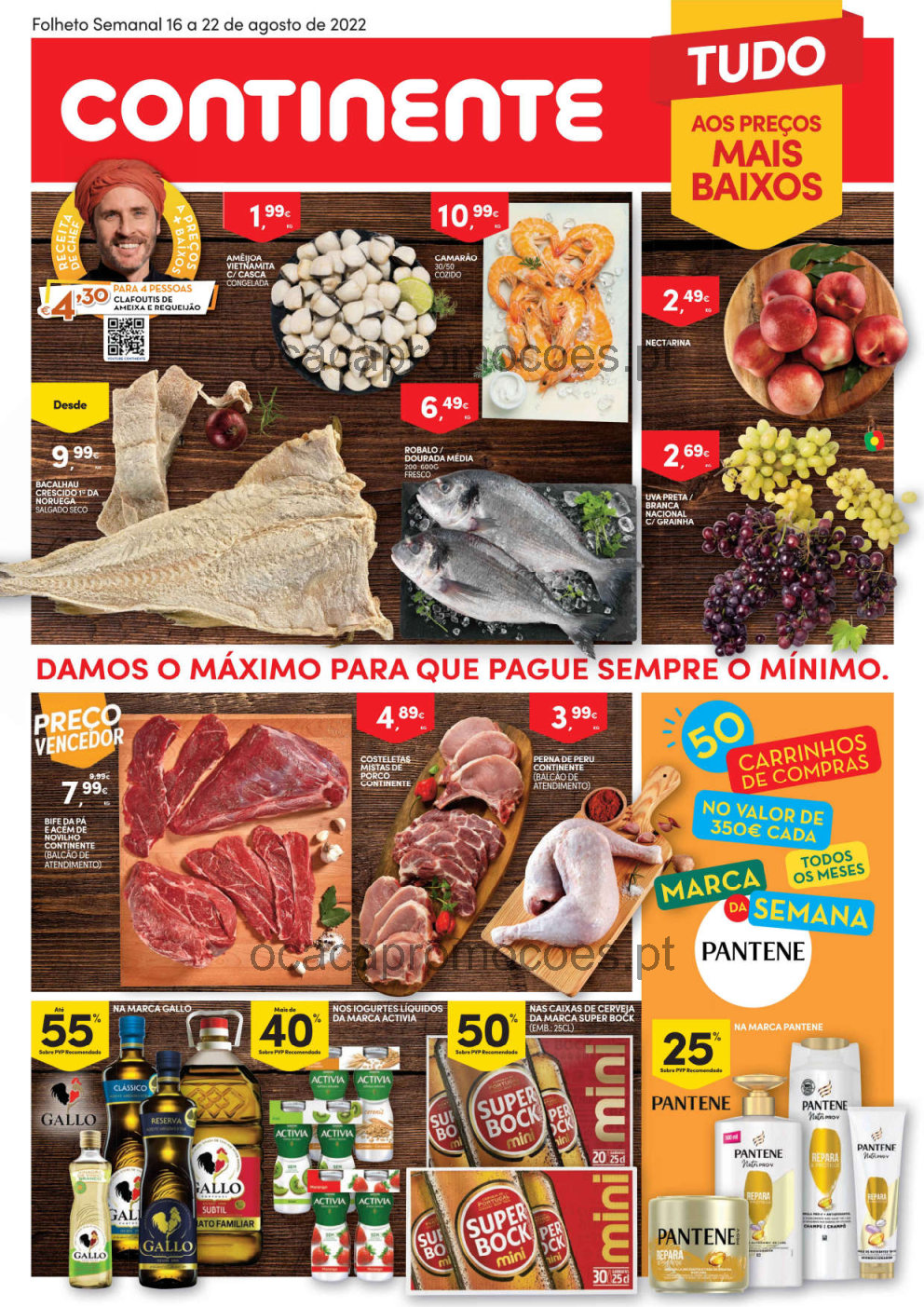 folheto continente 16 agosto 22 de agosto promocoes Page1