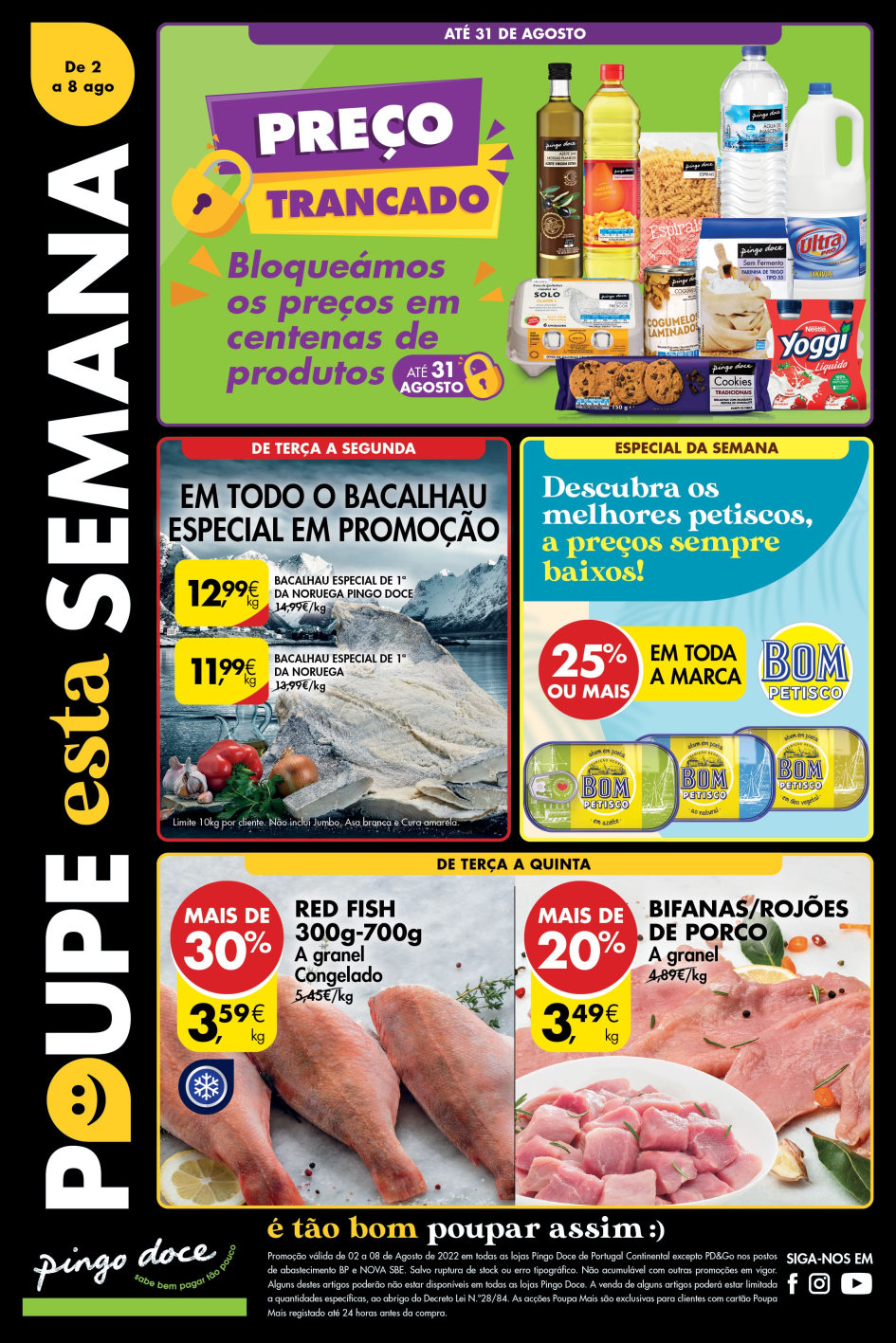 folheto pingo doce 2 agosto 8 agosto promocoes Page1