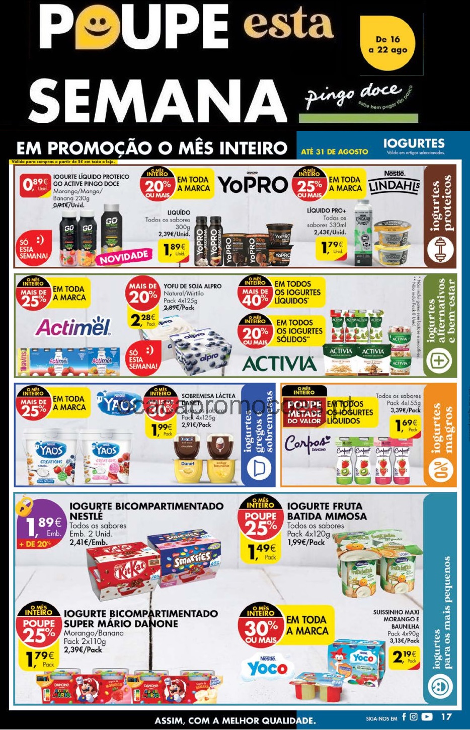 folheto pingo doce promocoes agosto 18