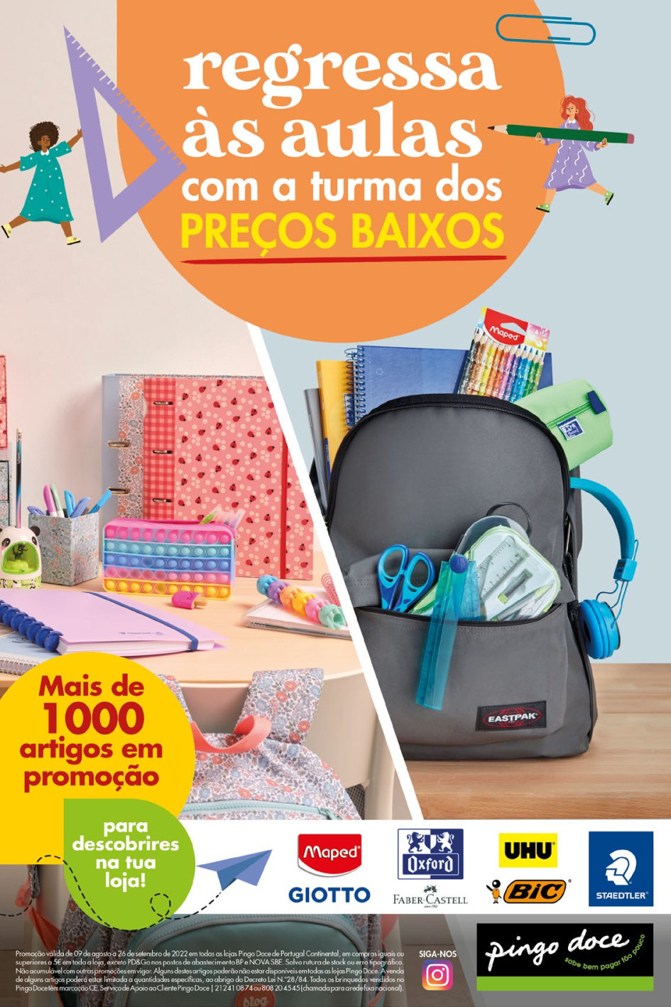 folheto pingo doce regresso aulas 9 agosto 26 setembro Page1