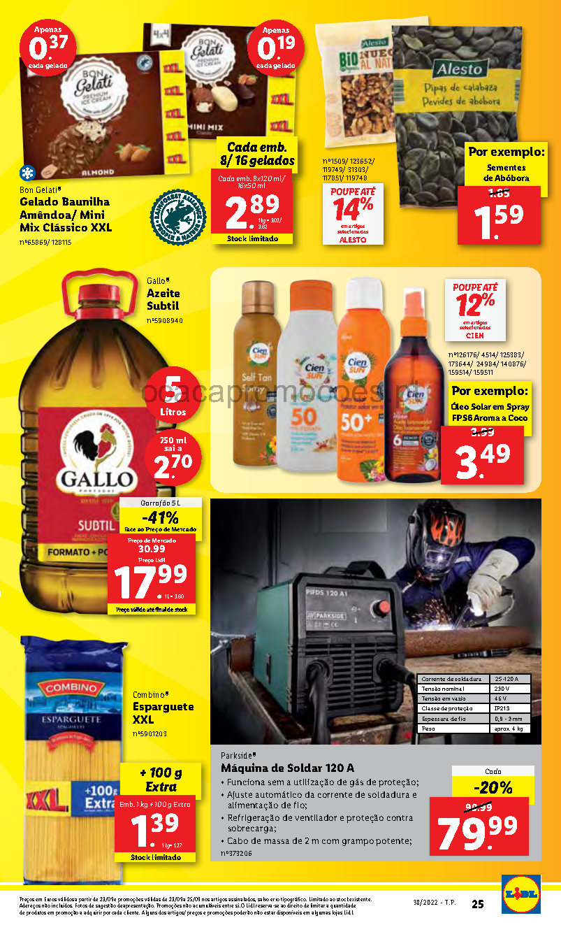 antevisao folheto lidl 19 setembro 25 setembro promocoes Page21 25