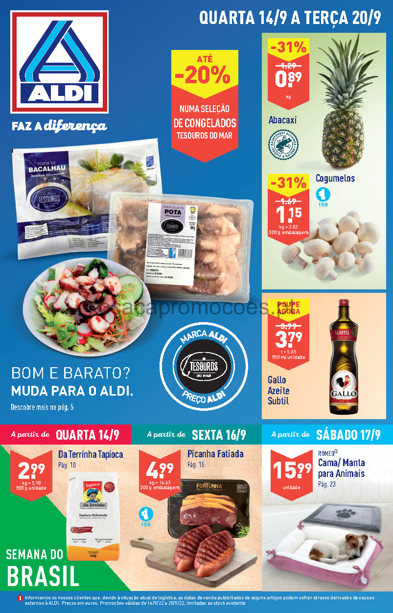 folheto aldi 14 setembro 20 setembro promocoes Page1