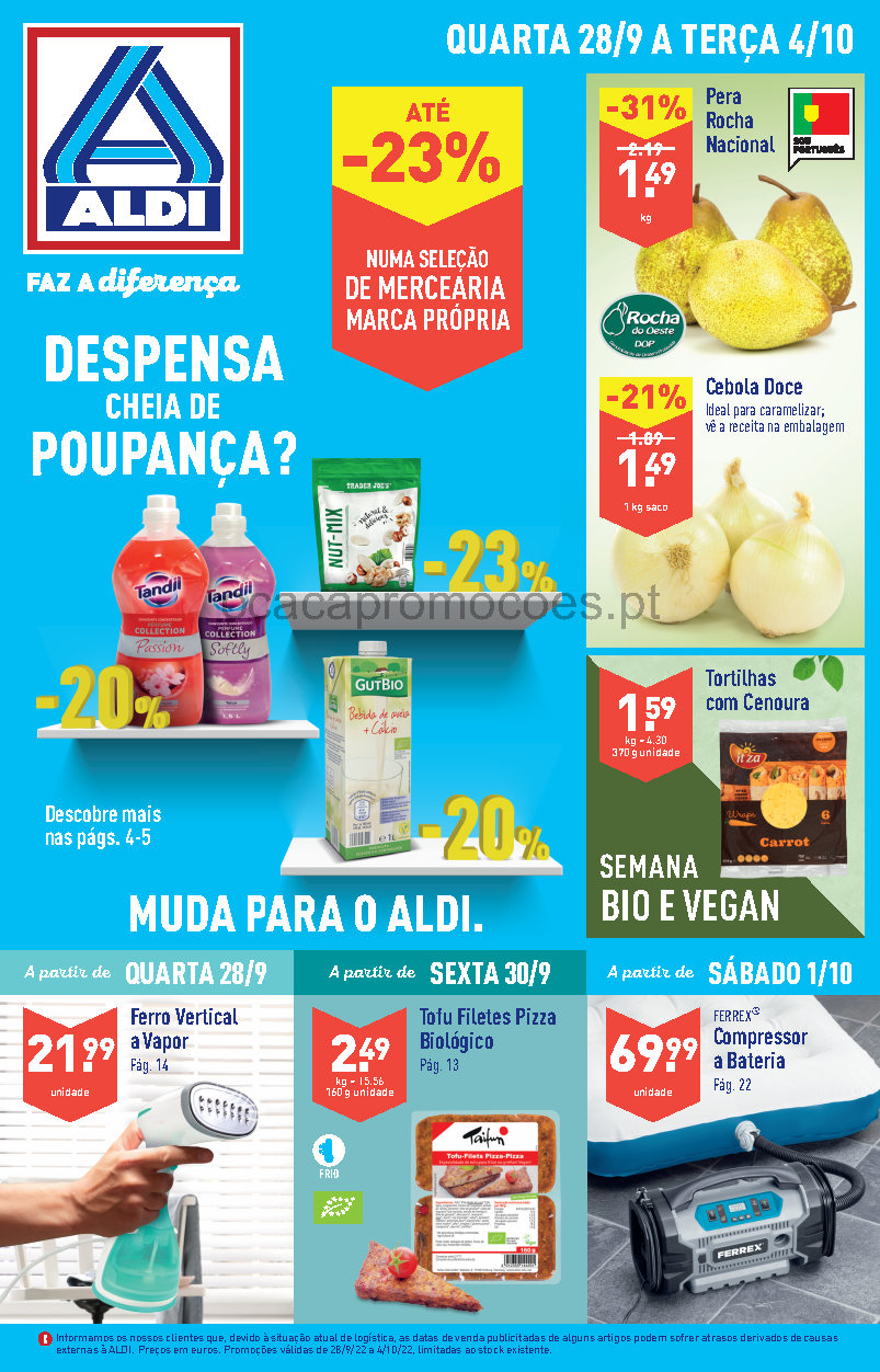 folheto aldi 28 setembro 4 outubro promocoes Page1