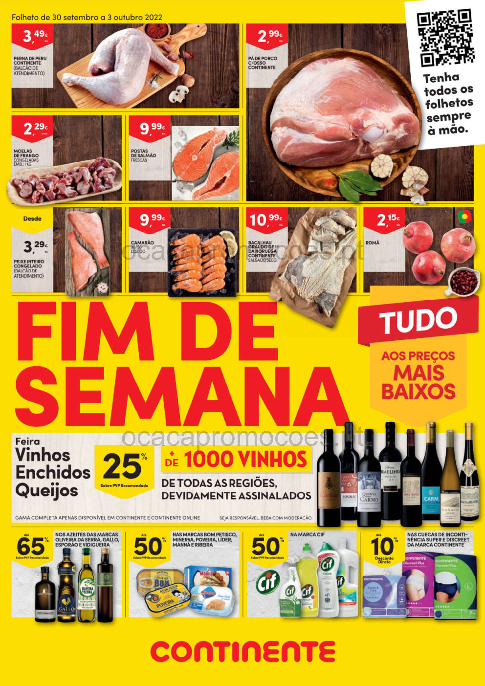 folheto continente 30 setembro a 3 outubro promocoes Page1