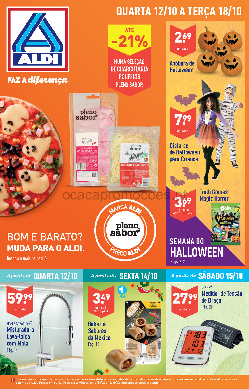 folheto aldi 12 outubro 18 outubro promocoes Page1