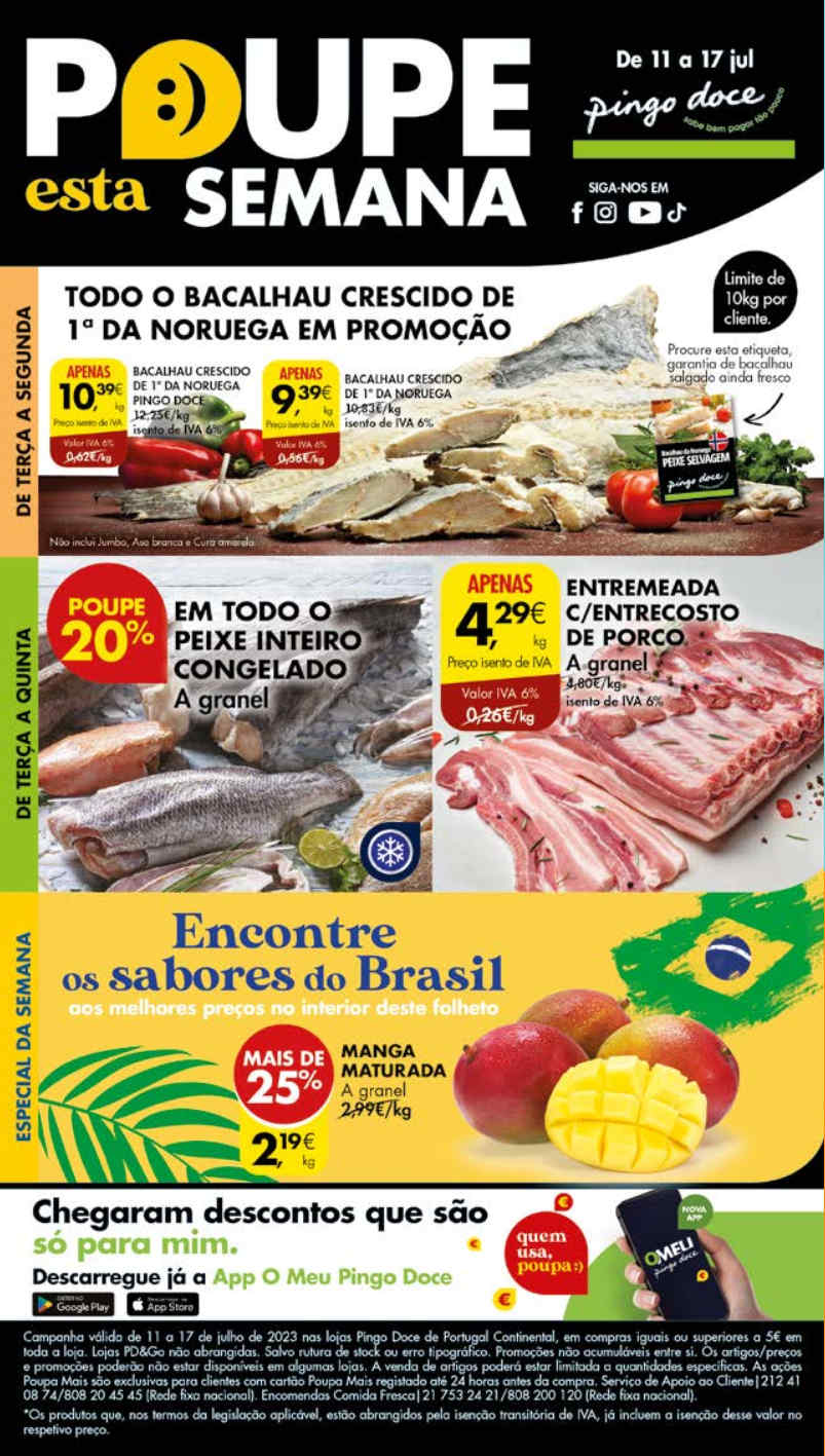 Antevisão Folheto PINGO DOCE Lojas Pequenas Promoções de 5 a 11