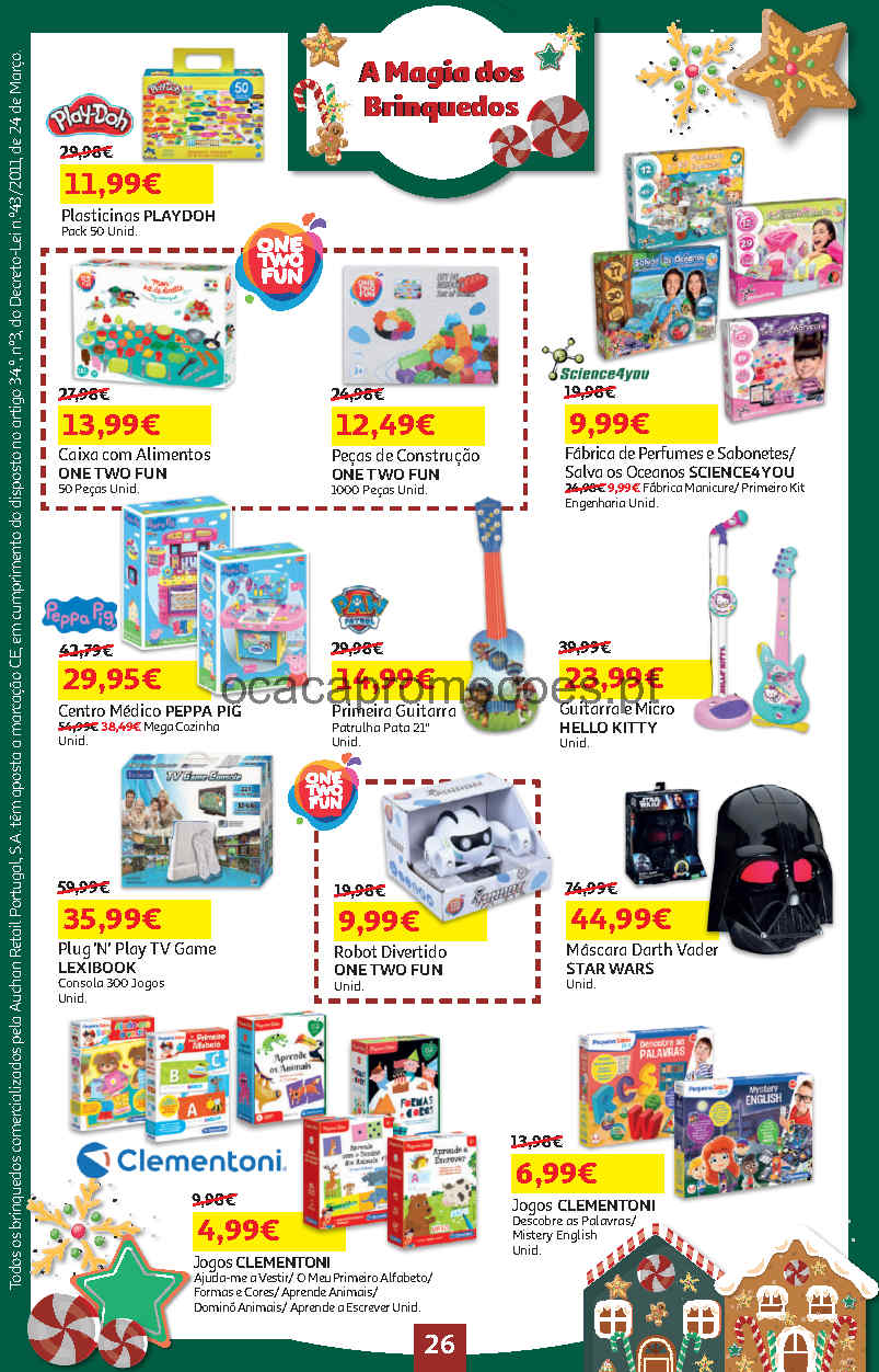 Antevisão Folheto AUCHAN Brinquedos Natal Promoções de 5 novembro a 24  dezembro - Blog 200 - Últimos Folhetos, Antevisões, Promoções e Descontos