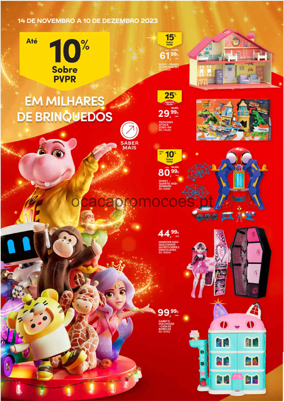 Antevisão Folheto AUCHAN Brinquedos Natal Promoções de 5 novembro