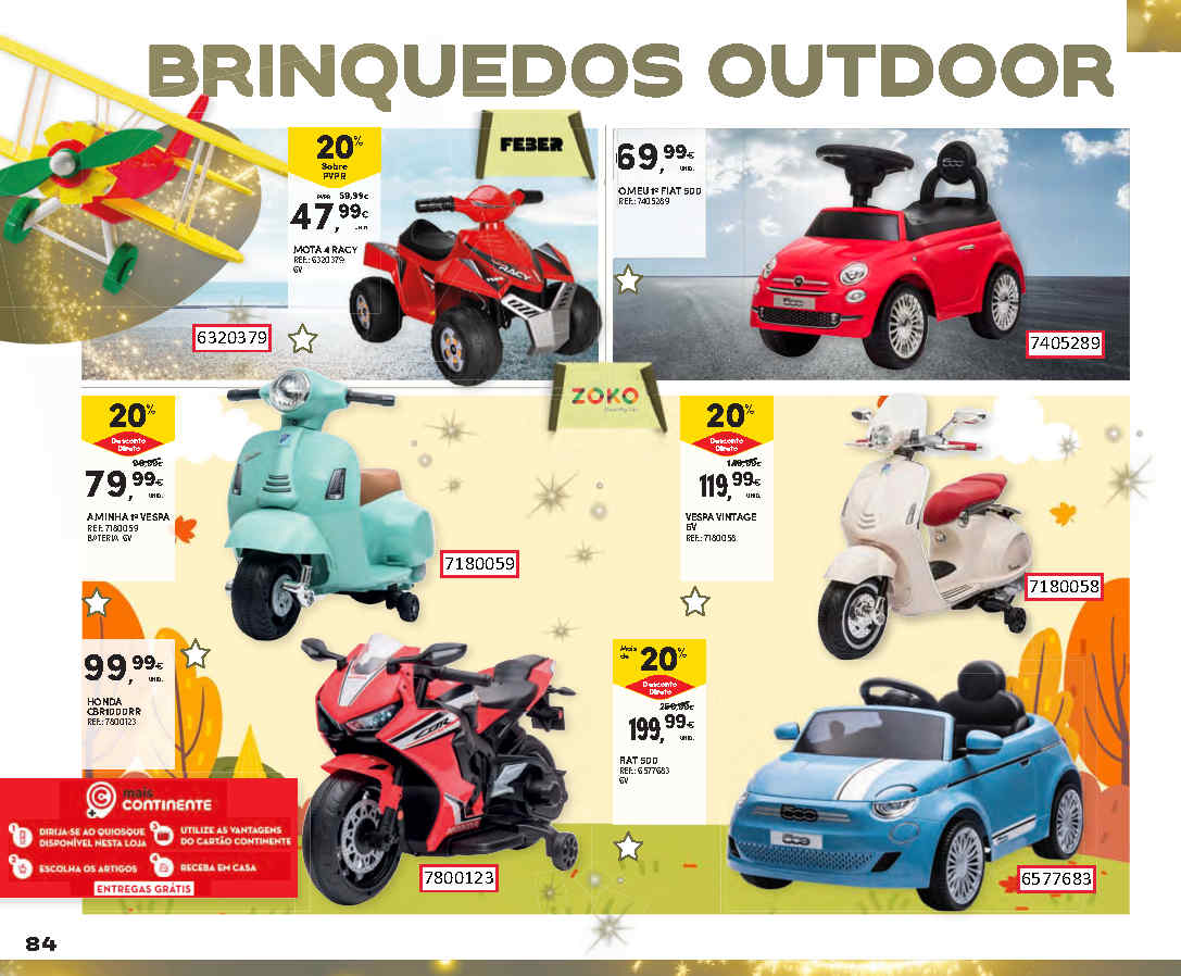 Antevisão Folheto Brinquedos CONTINENTE Promoções até 10 dezembro