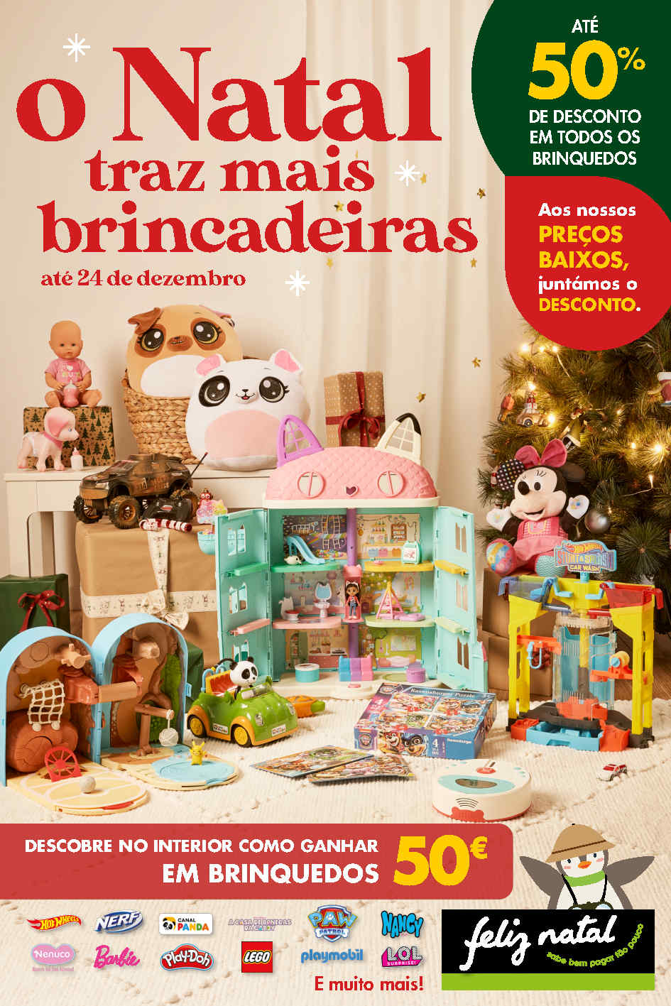 Antevisão Folheto AUCHAN Brinquedos Natal Promoções de 5 novembro