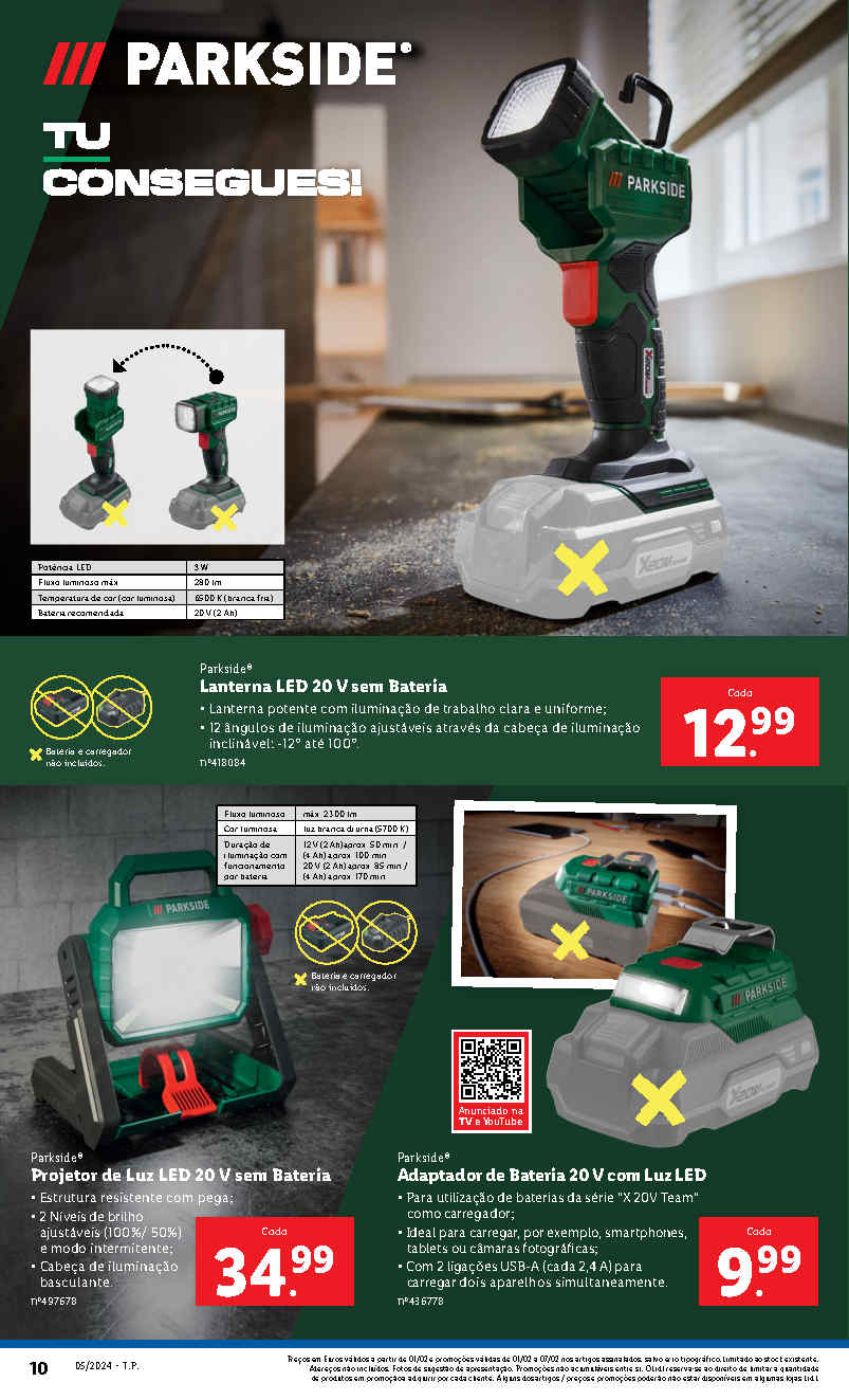 Promoção Parkside Calças de Trabalho 38 ao 48 em Lidl