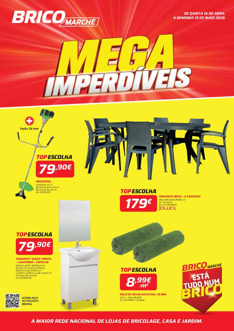 Folheto Bricomarché: Antevisão Promoções 16 abril a 10 maio