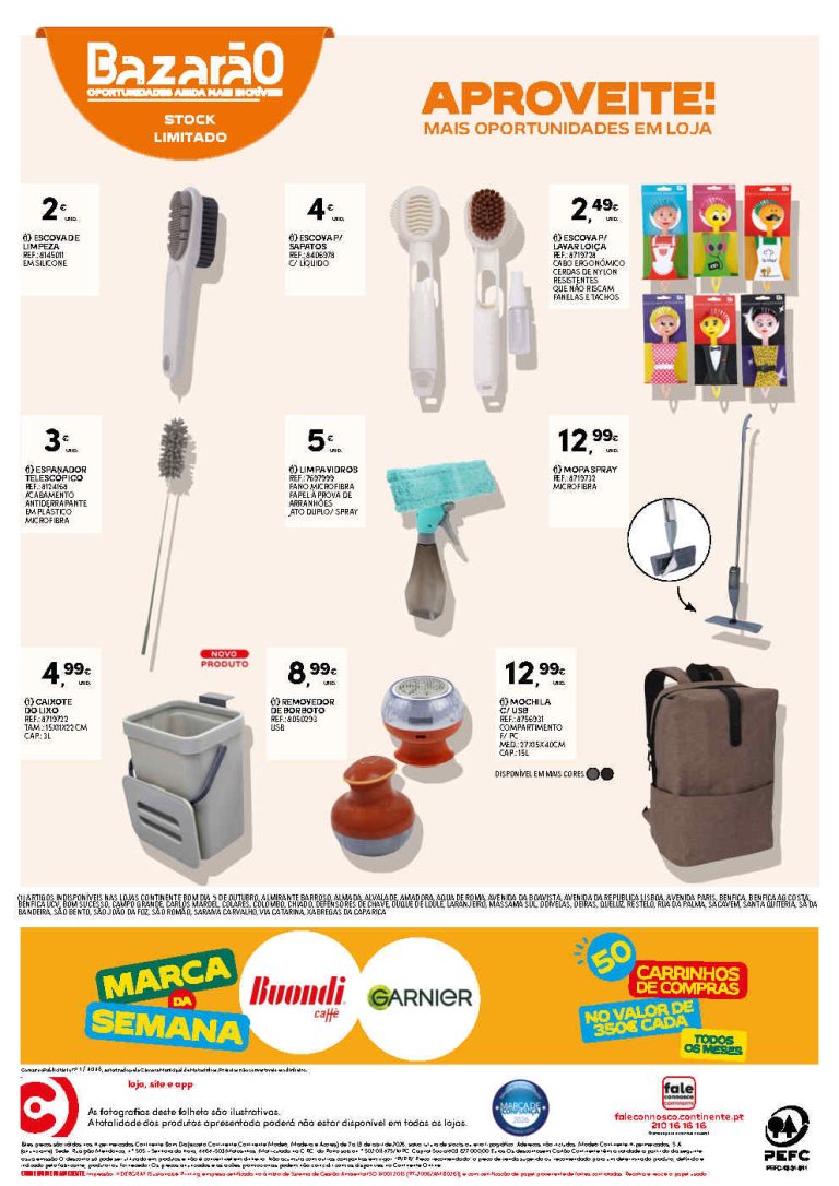 Continente Bazar: Antevisão destaques promoções até 13 de abril