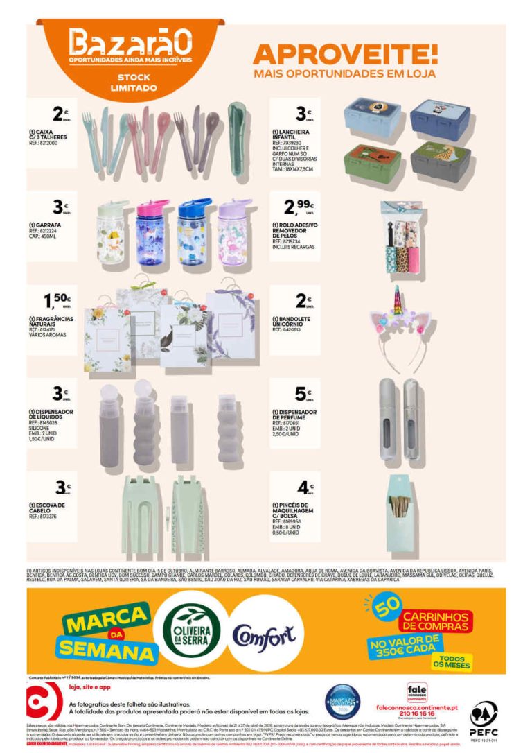 Folheto Continente Bom Dia: Antevisão Promoções 21 a 27 de abril