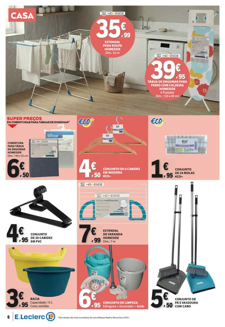 Folheto E Leclerc Casa: Antevisão Bazar Promoções até 6 de maio