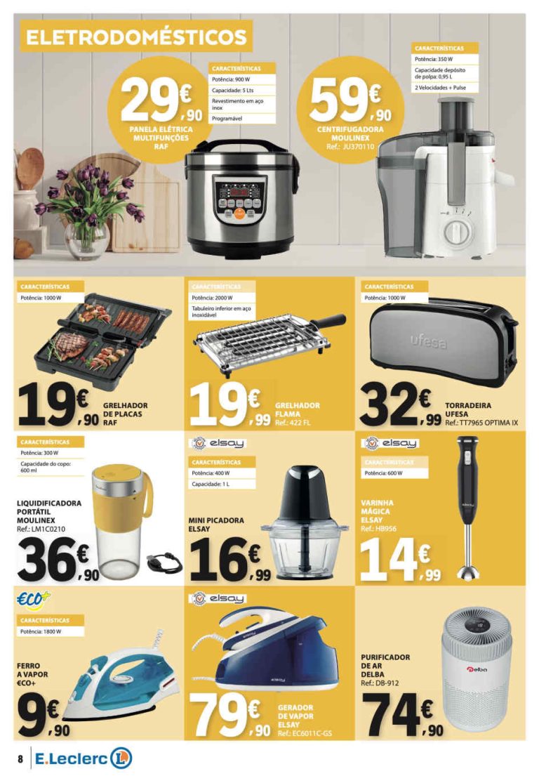 Folheto E Leclerc Cozinha: Antevisão Bazar Promoções até 6 de maio