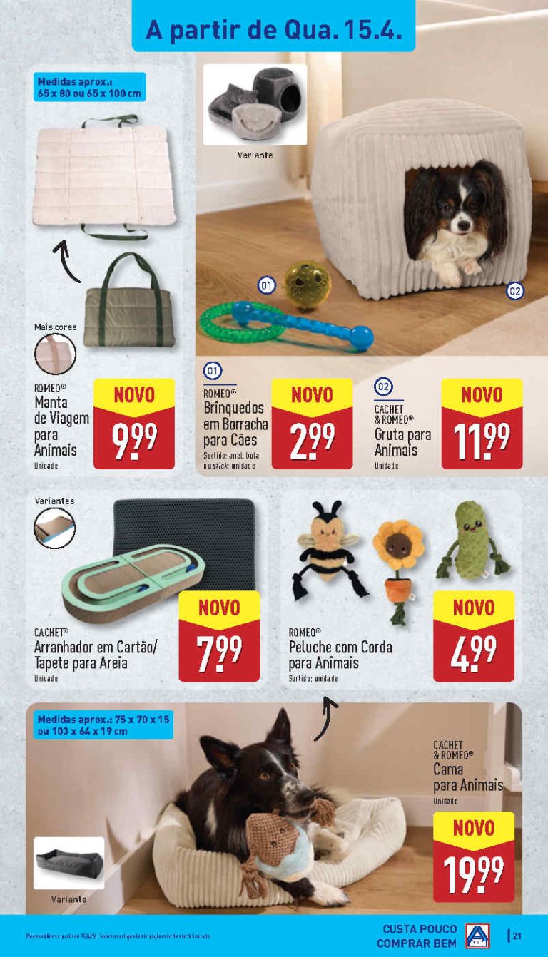 Aldi lança artigos para pets a preços reduzidos